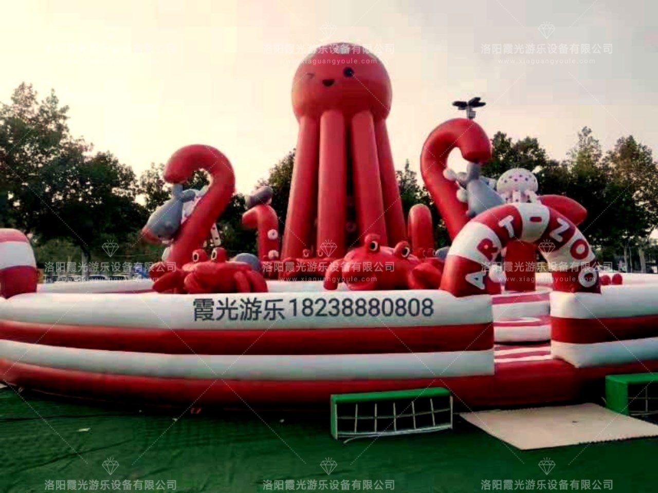 福州章鱼充气城堡